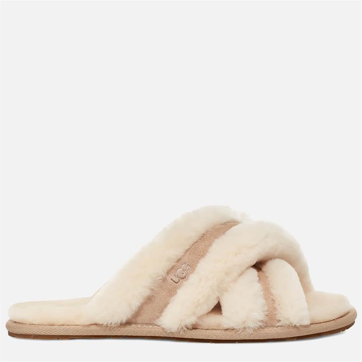 UGG Women's Scuffita Sheepskin Slide Slippers - Sand - UK 5
