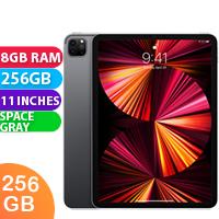 Unlocked New Apple iPad Pro 11 2021 5G 8GB RAM 256GB Space Gray (1 Year Warranty)