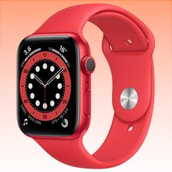 Unlocked New Apple Watch Series 6 M02T3 GPS+Cellular 40mm Aluminium Product Red with Product Red Sport Band US Spec (1 Year Warranty)