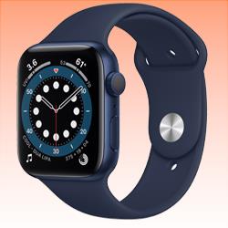 Unlocked New Apple Watch Series 6 M06Q3 GPS+Cellular 40mm Aluminium Blue with Deep Navy Sport Band (1 Year Warranty)