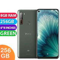 Unlocked New HTC U20 256GB 8GB RAM Dual SIM 5G LTE Smartphone Green (1 Year Warranty)