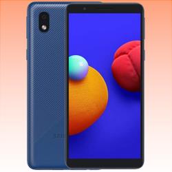 Unlocked New Samsung Galaxy A01 Core 16GB 1GB RAM Smartphone Blue (1 Year Warranty)