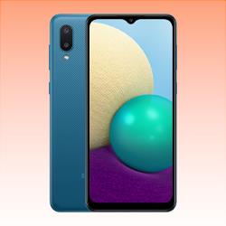 Unlocked New Samsung Galaxy A02 Dual SIM 3GB RAM 32GB Blue (1 Year Warranty)