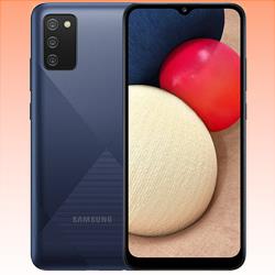 Unlocked New Samsung Galaxy A02S Dual SIM 3GB RAM 32GB Blue Smartphone (1 Year Warranty)