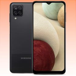 Unlocked New Samsung Galaxy A12 Dual SIM 4GB RAM 128GB Black Smartphone (1 Year Warranty)