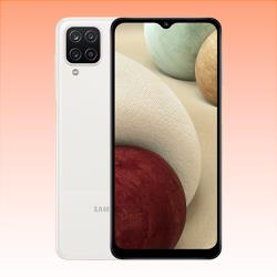 Unlocked New Samsung Galaxy A12 Dual SIM 4GB RAM 128GB Smartphone White (1 Year Warranty)