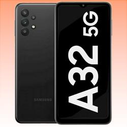 Unlocked New Samsung Galaxy A32 Dual SIM 5G 6GB RAM 128GB Black Smartphone (1 Year Warranty)