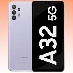 Unlocked New Samsung Galaxy A32 Dual SIM 5G 6GB RAM 128GB Violet Smartphone (1 Year Warranty)