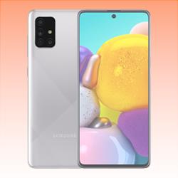 Unlocked New Samsung Galaxy A71 Dual SIM 8GB RAM 128GB Haze Crush Silver (1 Year Warranty)