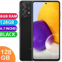Unlocked New Samsung Galaxy A72 Dual SIM 8GB RAM 128GB Awesome Black (1 Year Warranty)