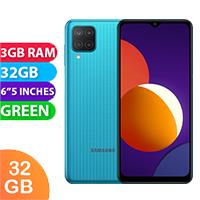 Unlocked New Samsung Galaxy M12 Dual SIM 3GB RAM 32GB Green (1 Year Warranty)