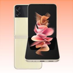 Unlocked New Samsung Galaxy Z Flip 3 5G 8GB RAM 128GB Cream (1 Year Warranty)
