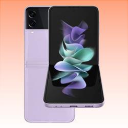 Unlocked New Samsung Galaxy Z Flip 3 5G 8GB RAM 128GB Lavender (1 Year Warranty)