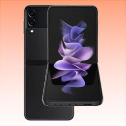 Unlocked New Samsung Galaxy Z Flip 3 5G 8GB RAM 128GB Phantom Black (1 Year Warranty)