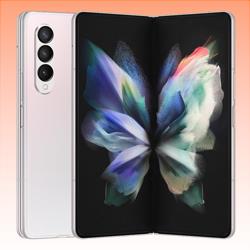 Unlocked New Samsung Galaxy Z Fold 3 5G 12GB RAM 512GB Phantom Silver (1 Year Warranty)