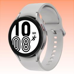 Unlocked NewSamsung Galaxy Watch Series 4 44mm R870 Silver (1 Year Warranty)