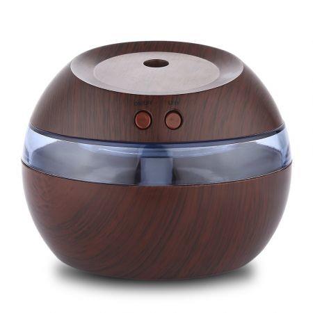 USB Essential Oil Diffuser Ultrasonic Humidifier with LED Light
