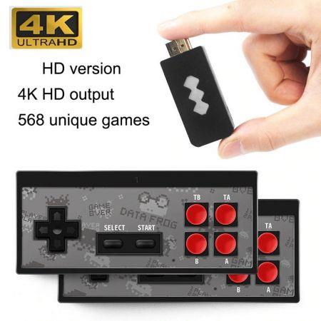 USB Wireless Game Console TV VideoBuild In 568 Classic Game  Support AV/HDMI Output