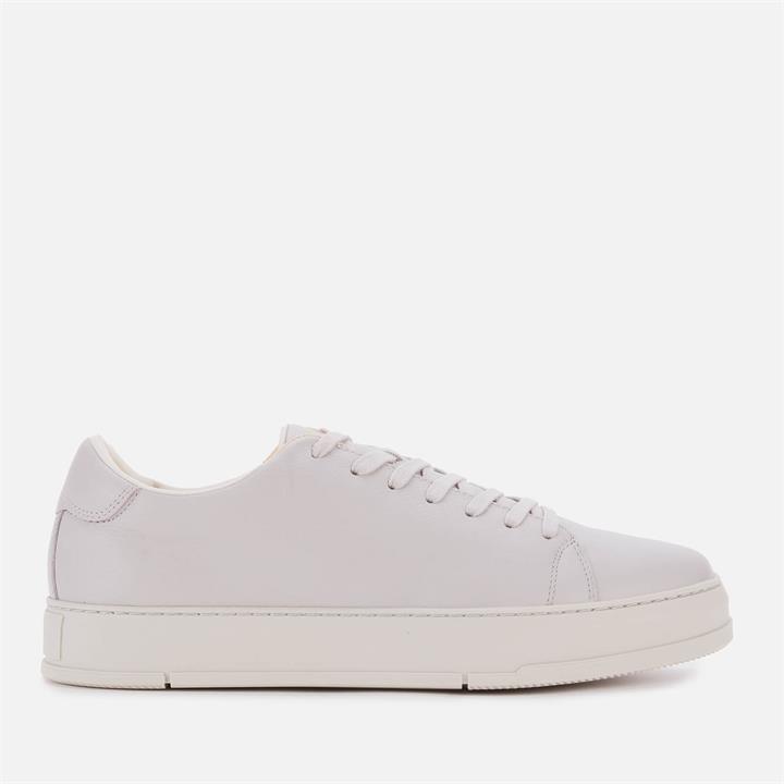 Vagabond Men's John Leather Cupsole Trainers - Steel - UK 8