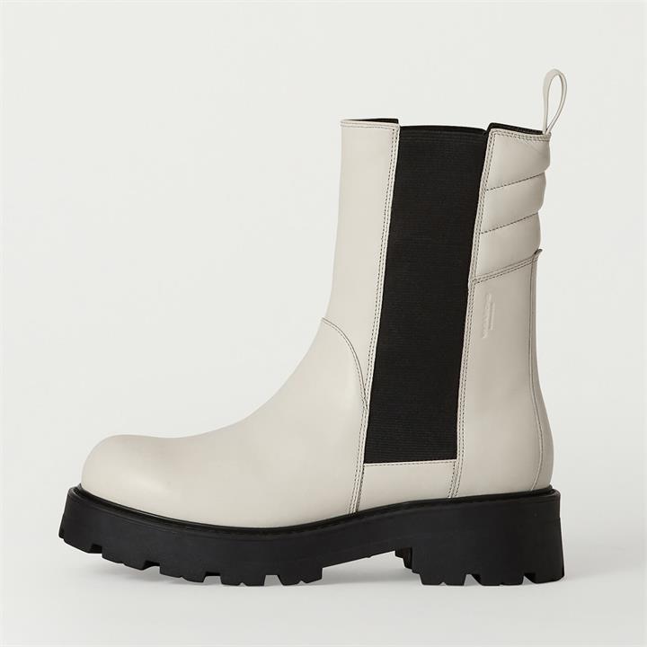 Vagabond Women's Cosmo 2.0 Leather Chelsea Boots - Off White - UK 8