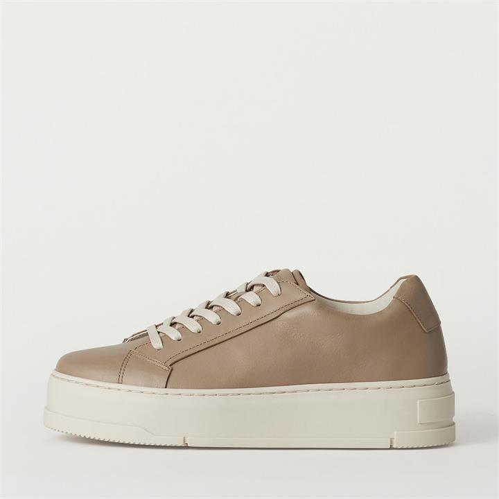 Vagabond Women's Judy Leather Cupsole Trainers - Nougat - UK 3
