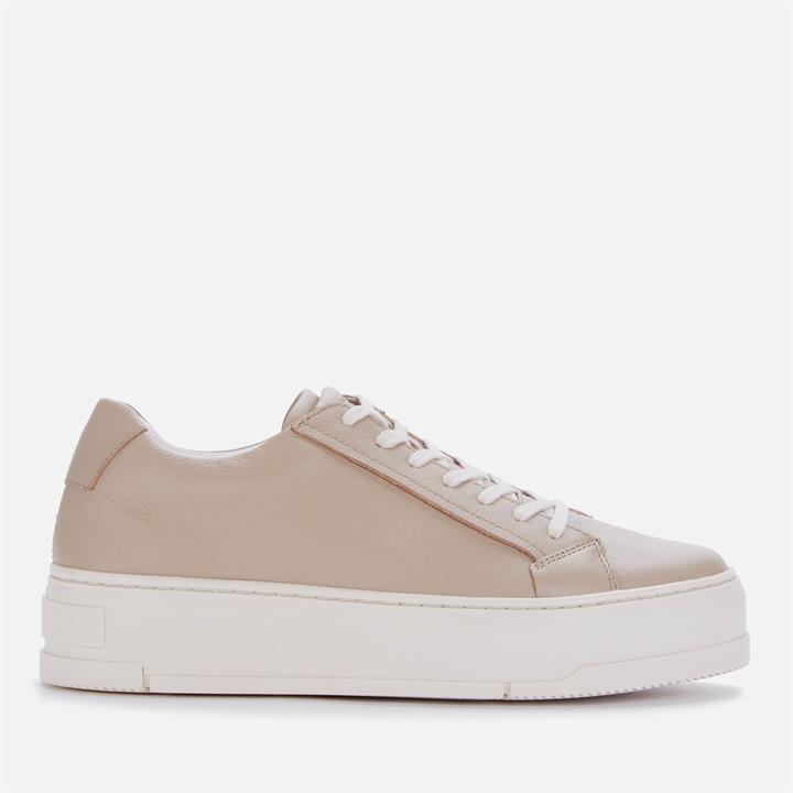 Vagabond Women's Judy Leather Cupsole Trainers - Nougat - UK 8