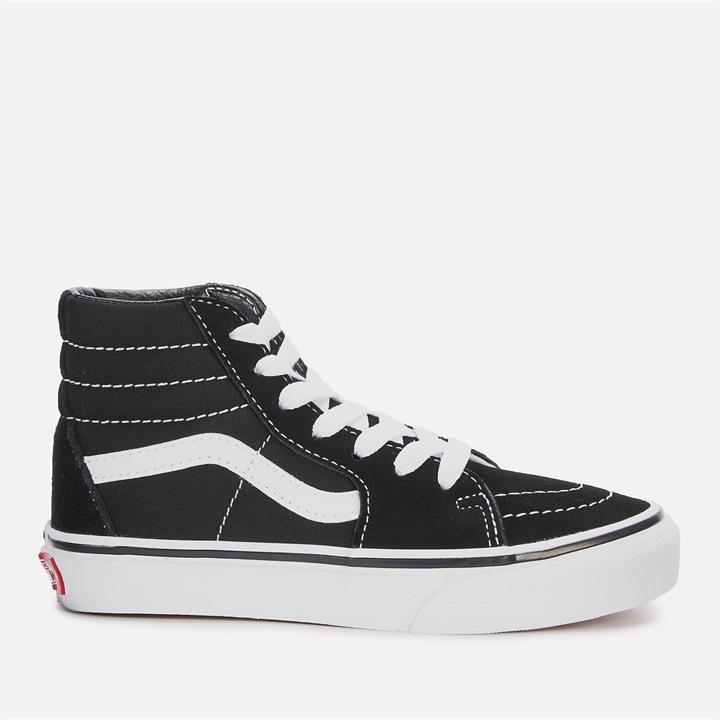 Vans Kids' Sk8-Hi Trainers - Black/True White - UK 12 Kids