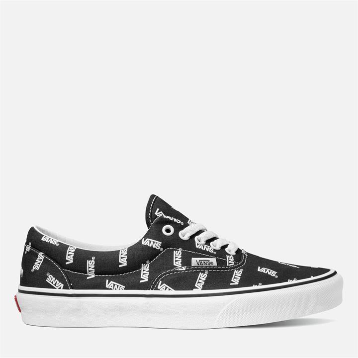 Vans Men's Vans Print Era Trainers - Black/True White - UK 7