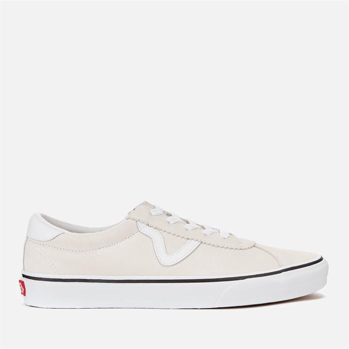 Vans Sport Suede Trainers - White - UK 6