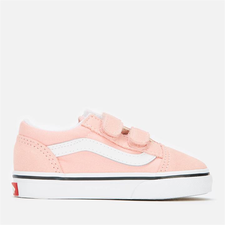 Vans Toddlers' Old Skool V Trainers - Powder Pink - UK 4 Baby