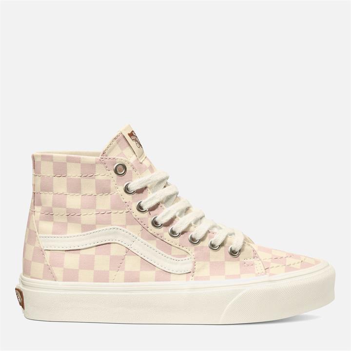 Vans Women's Eco-Theory Tapered Sk8 Hi-Top Trainers - Peachy Keen/Natural - UK 4