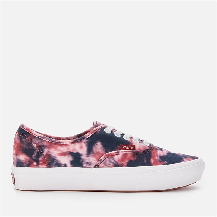 Vans Women's Grunge Wash Comfycush Authentic Trainers - Multi/Tie-Dye - UK 6