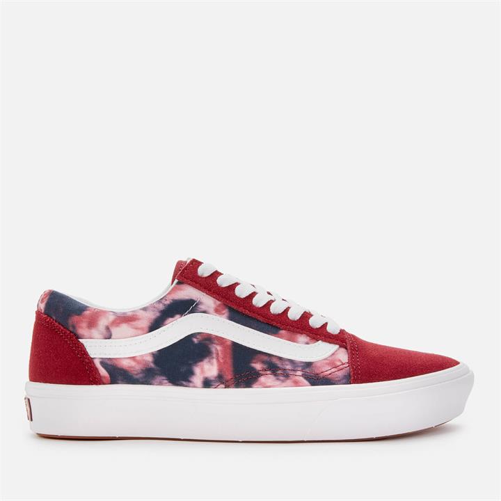 Vans Women's Grunge Wash Comfycush Old Skool Trainers - Multi/Tie-Dye - UK 5