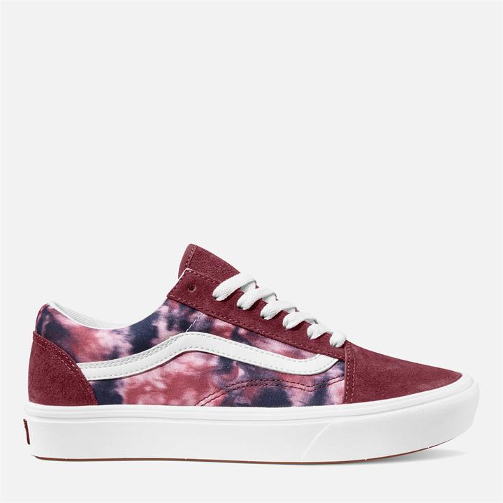 Vans Women's Grunge Wash Comfycush Old Skool Trainers - Multi/Tie-Dye - UK 8