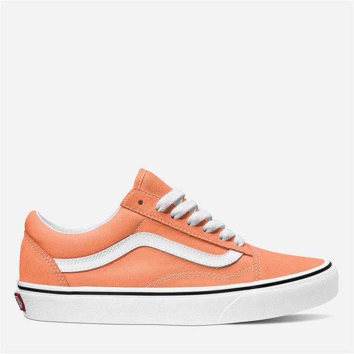 Vans Women's Old Skool Trainers - Cadmium Orange/True White - UK 7