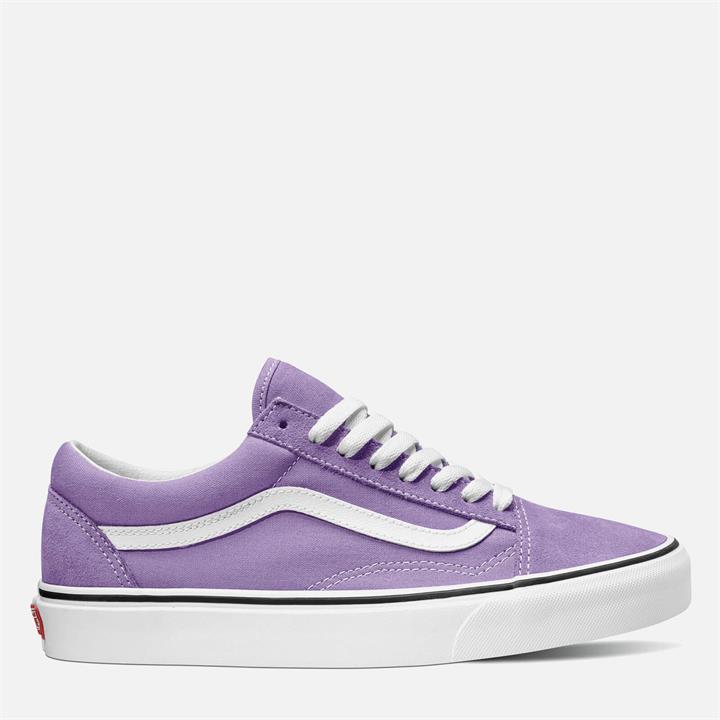 Vans Women's Old Skool Trainers - Chalk Violet/True White - UK 3