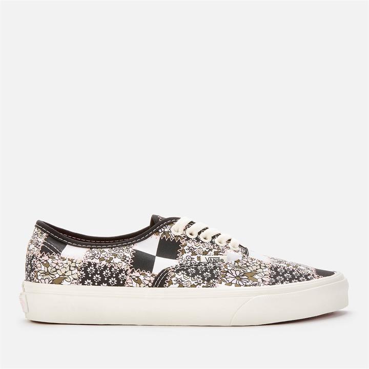 Vans Women's Patchwork Floral Authentic Trainers - Multi/Marshmallow - UK 8