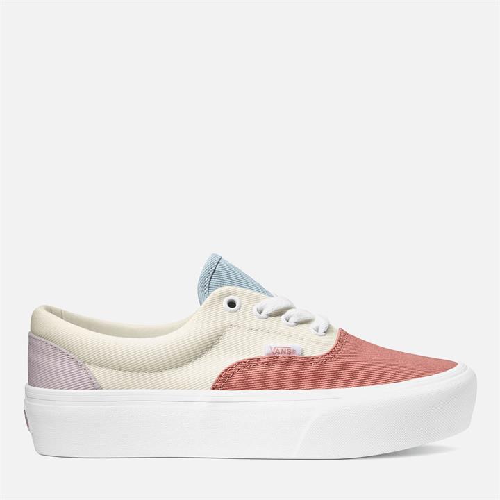 Vans Women's Twll Era Platform Trainers - Pastel Block/True White - UK 3