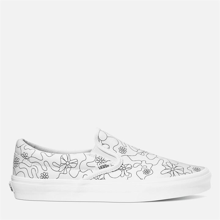 Vans Women's U-Paint Classic Slip-On Trainers - Camo Daisy - UK 4