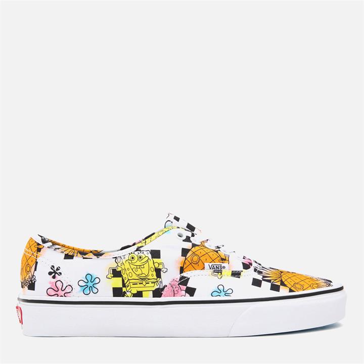 Vans X SpongeBob SquarePants Authentic Trainers - Airbrush - UK 3