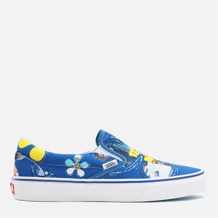 Vans X SpongeBob SquarePants Classic Slip-On Trainers - AlohaBob - UK 4