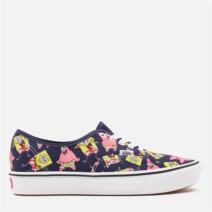 Vans X SpongeBob SquarePants Comfycush Authentic Trainers - Aloha Bob - UK 5