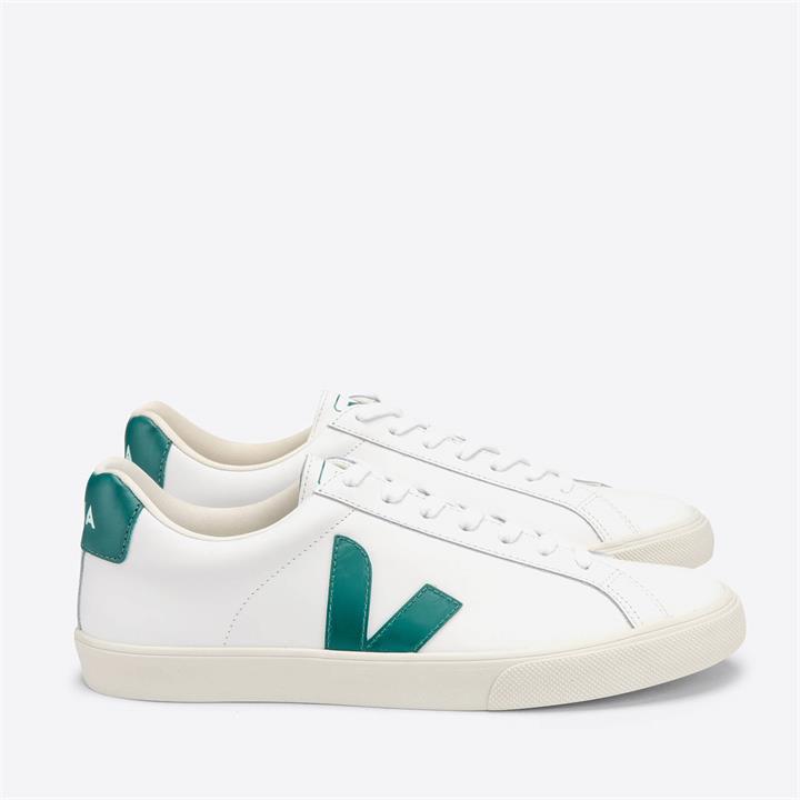 Veja Men's Esplar Leather Trainers - Extra White/Brittany - UK 7