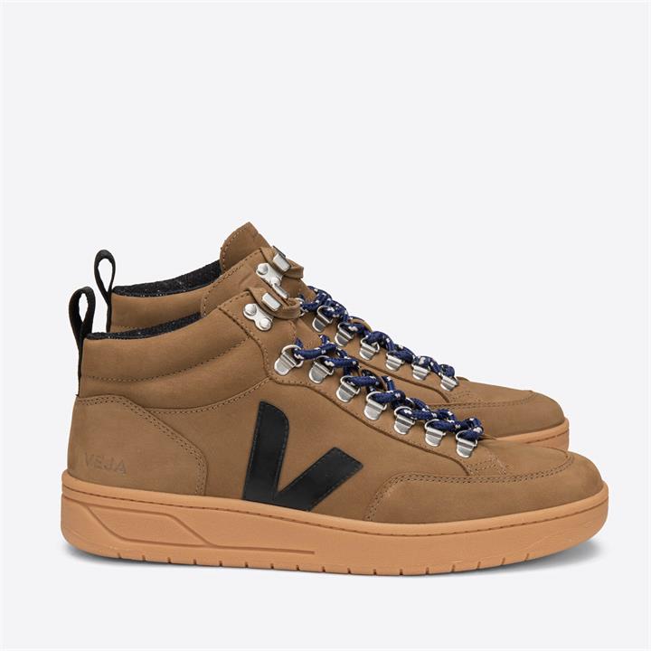 Veja Men's Roraima Nubuck Hiking Style Boots - Tent/Black - UK 11