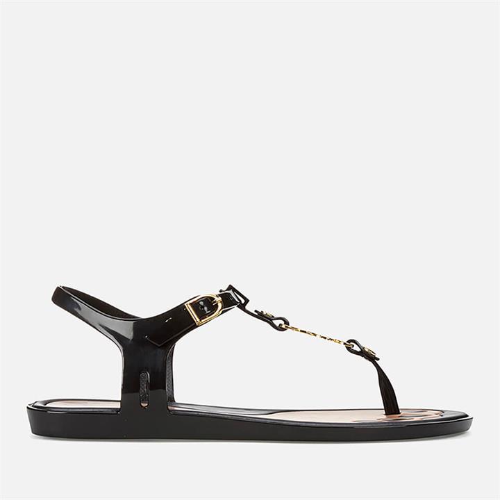Vivienne Westwood for Melissa Women's Solar 21 Toe Post Sandals - Black Orb - UK 5