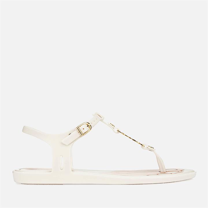Vivienne Westwood for Melissa Women's Solar 21 Toe Post Sandals - Ivory Orb - UK 4