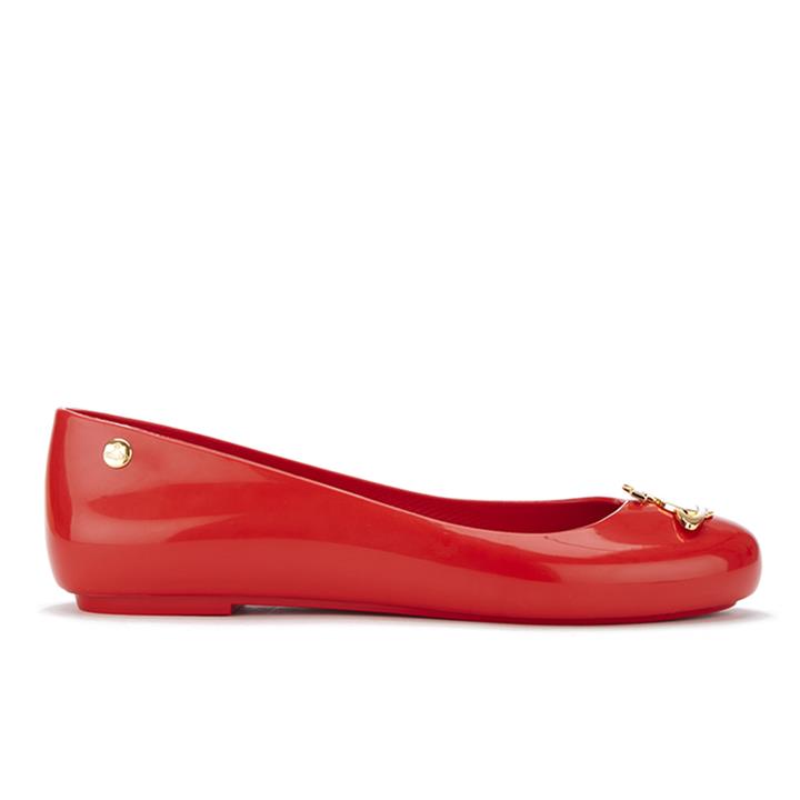 Vivienne Westwood for Melissa Women's Space Love 16 Ballet Flats - Red Orb - UK 5
