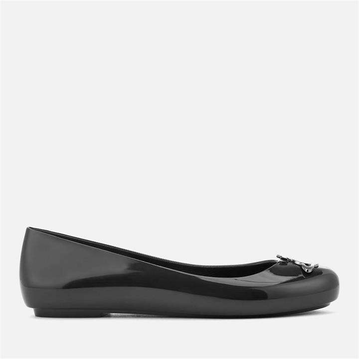 Vivienne Westwood for Melissa Women's Space Love 19 Ballet Flats - Black/Gun Orb - UK 6