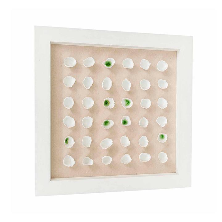 Wall Art Cups with Leaf Imprint