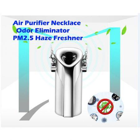 Wearable Air Purifier filter Necklace PM2.5 Haze Freshner Ionizer Negative Ion Generator Odor Eliminator  Remove Smoke Anti Dust